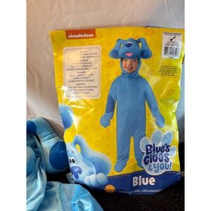 Nickelodeon Blues Clues & You Blue Toddler Costume Rubies 702381 Size 2-4T‎